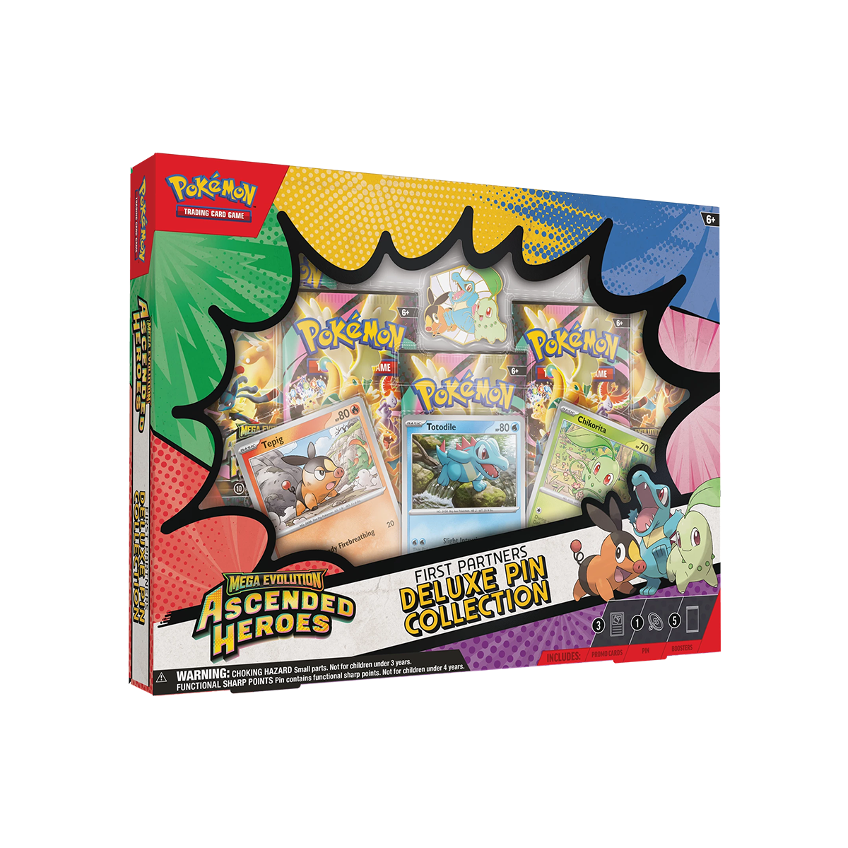 Pokémon TCG - Deluxe - Pin - Kollektion Mega - Entwicklung – Erhabene Helden: Erste Partner - Cardmaniac.ch
