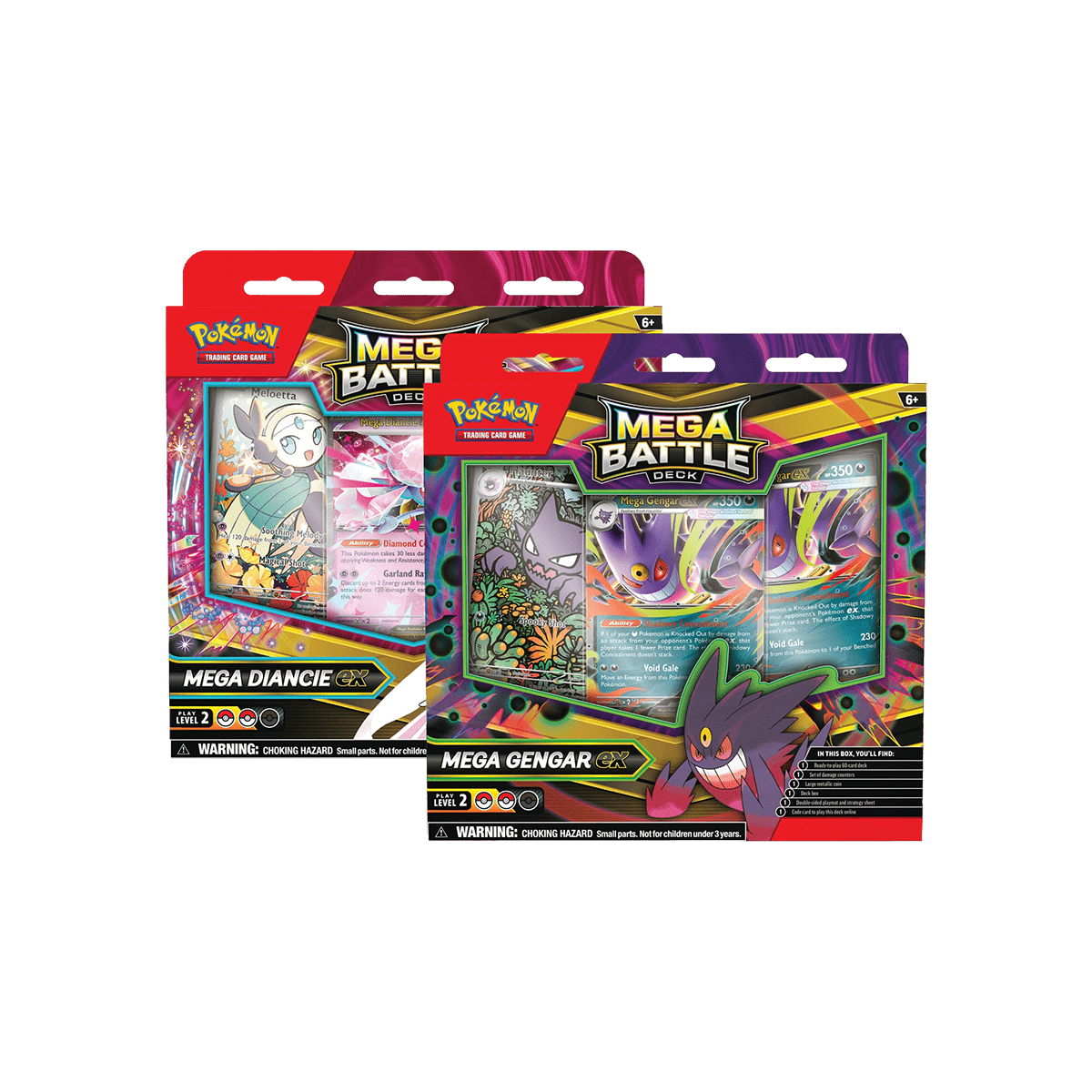 Pokémon TCG - Mega - Kampfdecks Mega - Gengar‑ex und Mega - Diancie‑ex - Cardmaniac.ch