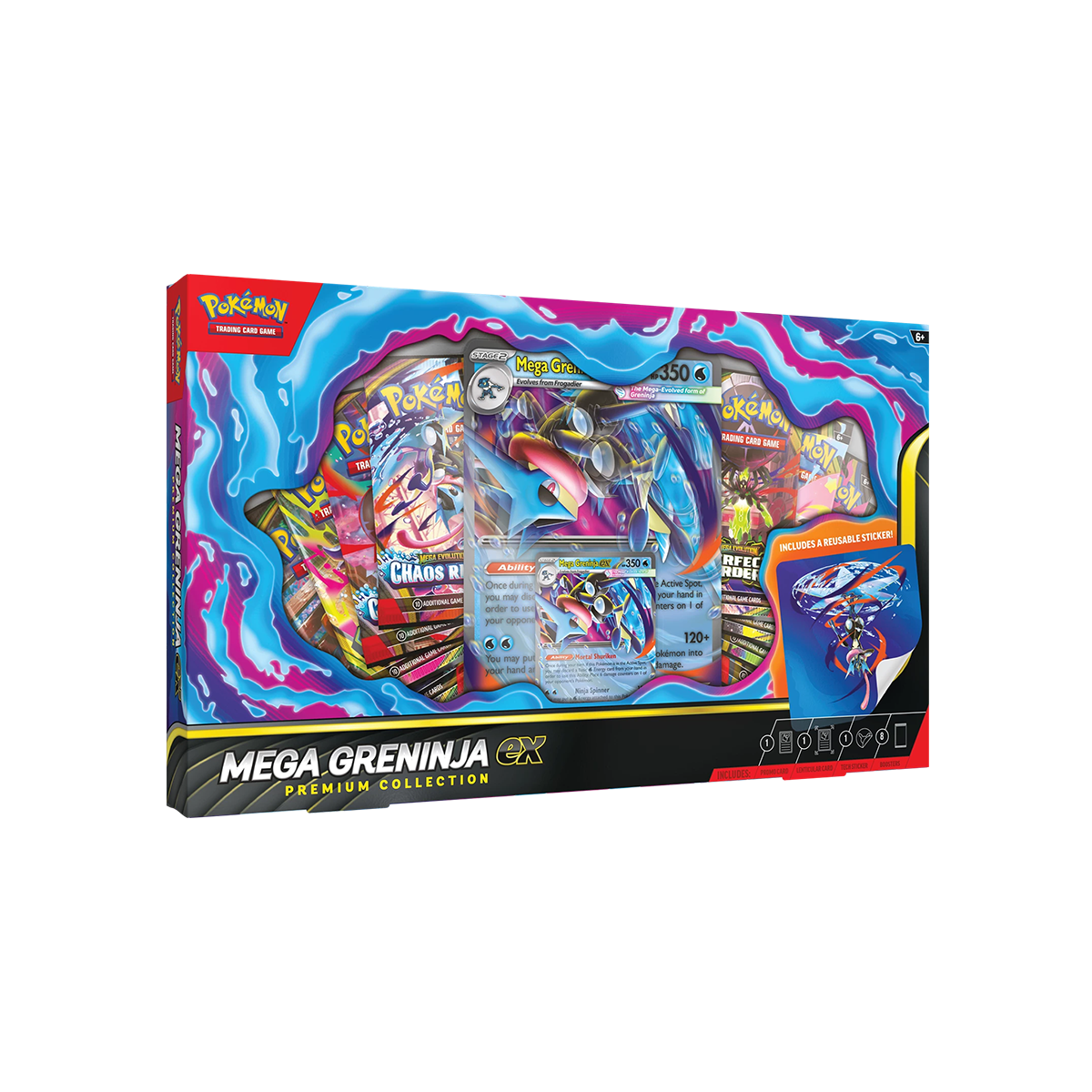 Pokémon TCG – Premium-Kollektion Mega-Quajutsu-ex - Cardmaniac.ch