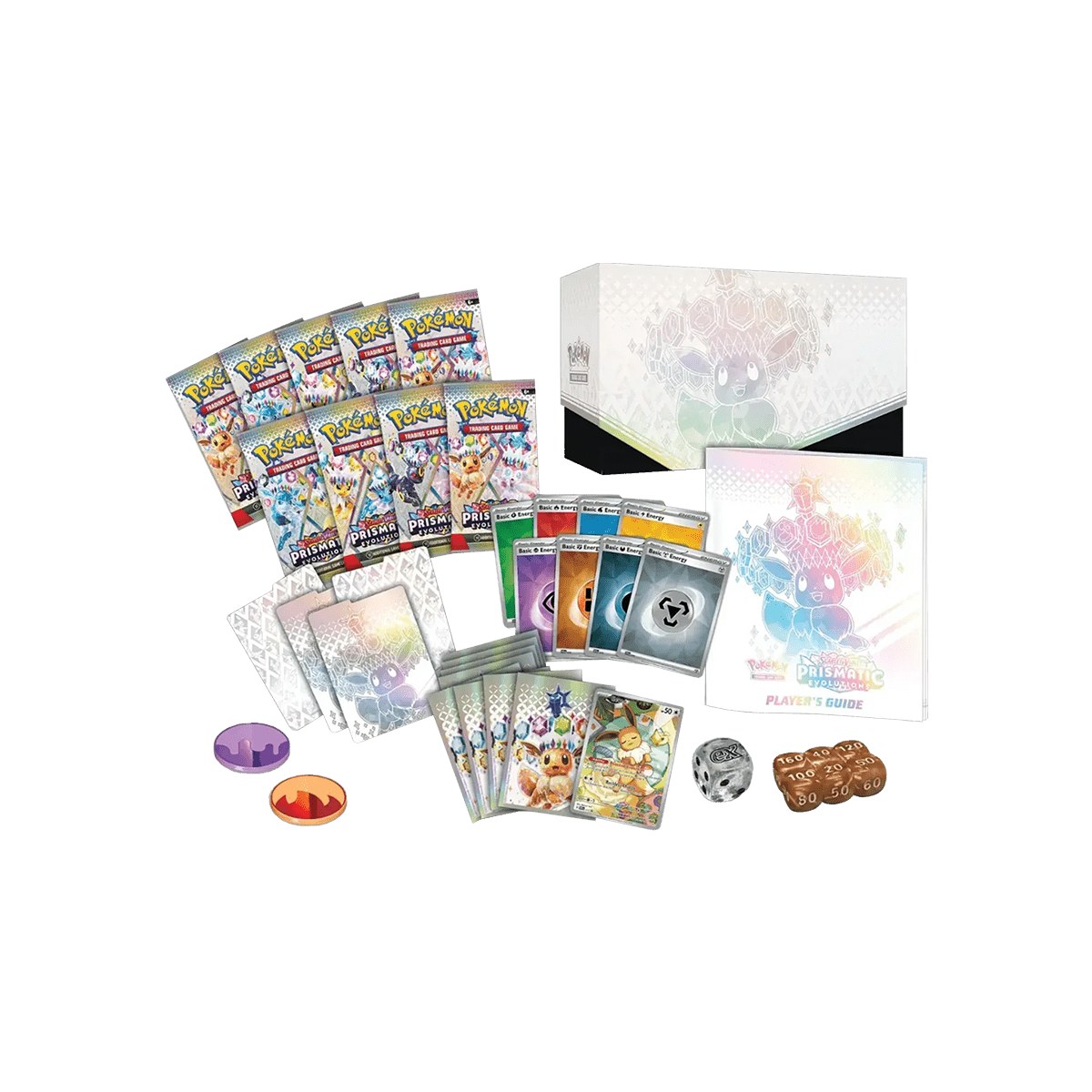 Pokémon TCG - Prismatische Entwicklungen Top - Trainer - Box - Cardmaniac.ch