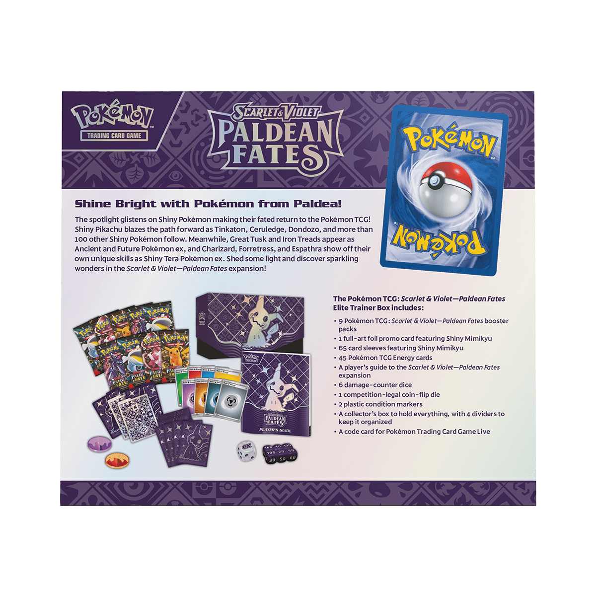 Pokémon TCG - Paldean Fates Elite Trainer Box - Cardmaniac.ch