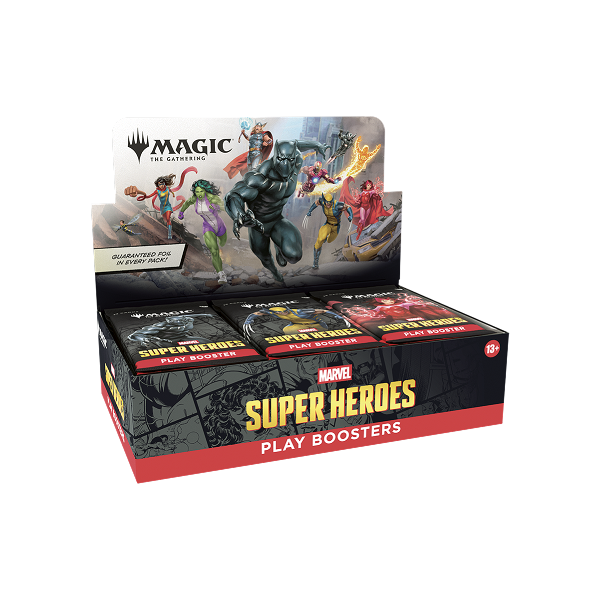 Magic: The Gathering – Marvel Super Heroes Play-Booster-Display