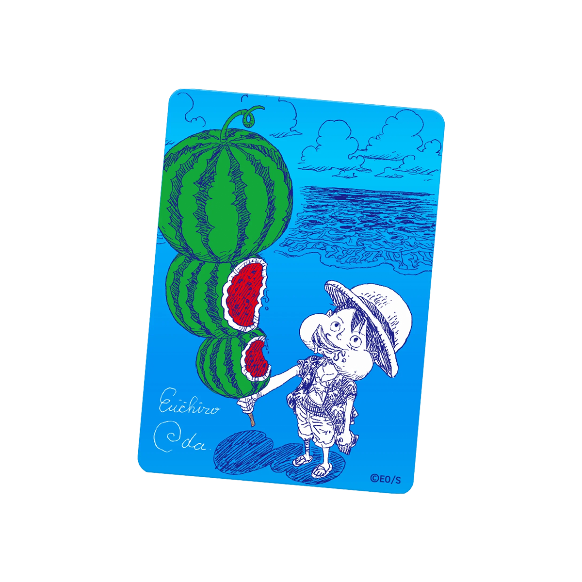 One Piece - Shueisha Natsucomi 2026 Metallic Promo Card - Watermelon Luffy