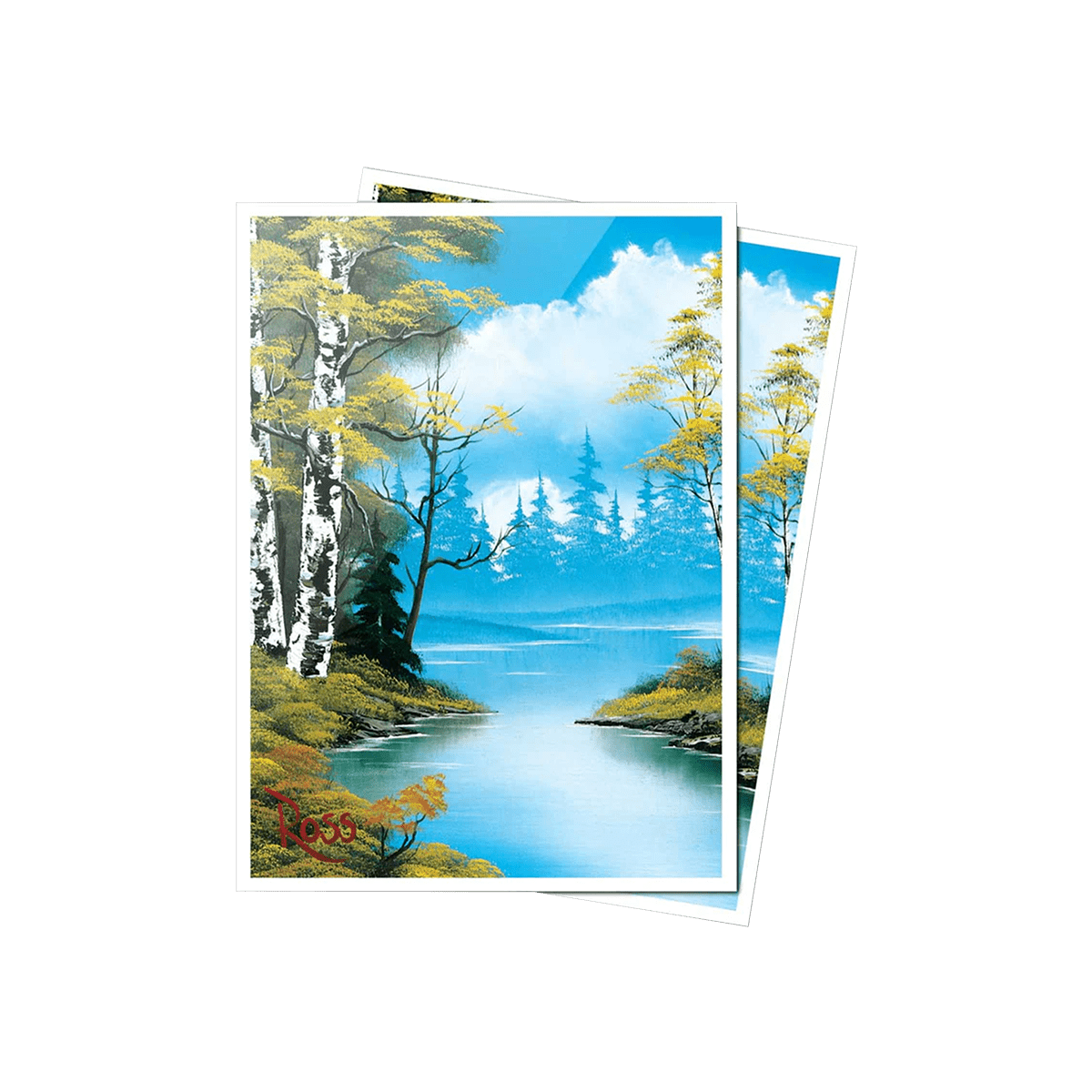 Bob Ross Lakeside Path 105ct APEX DECK PROTECTOR® Sleeves - Cardmaniac.ch