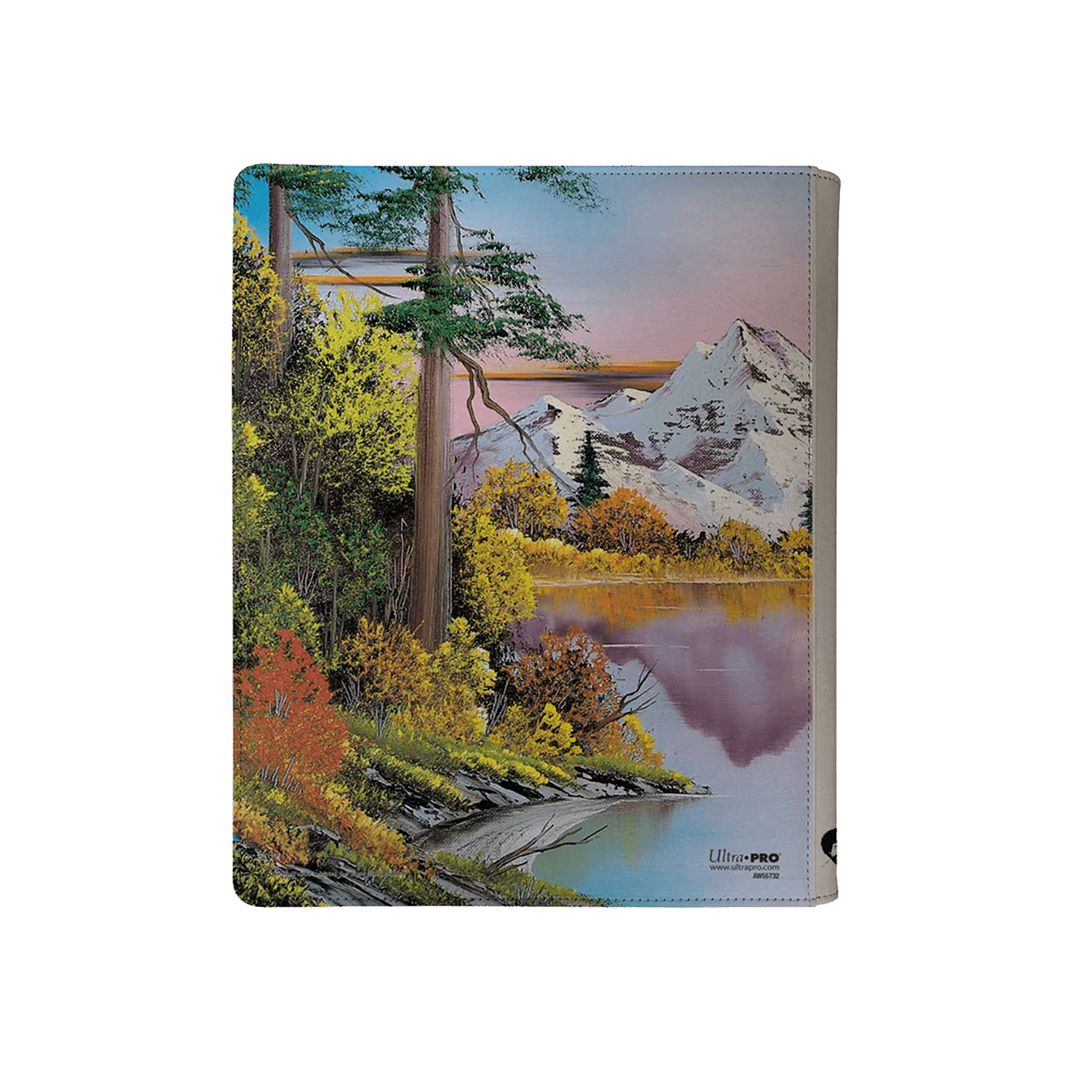 Bob Ross Mighty Mountain Lake 9 - Pocket Zippered PRO - Binder - Cardmaniac.ch