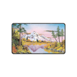 Bob Ross Mighty Mountain Lake Black Stitched Playmat - Cardmaniac.ch