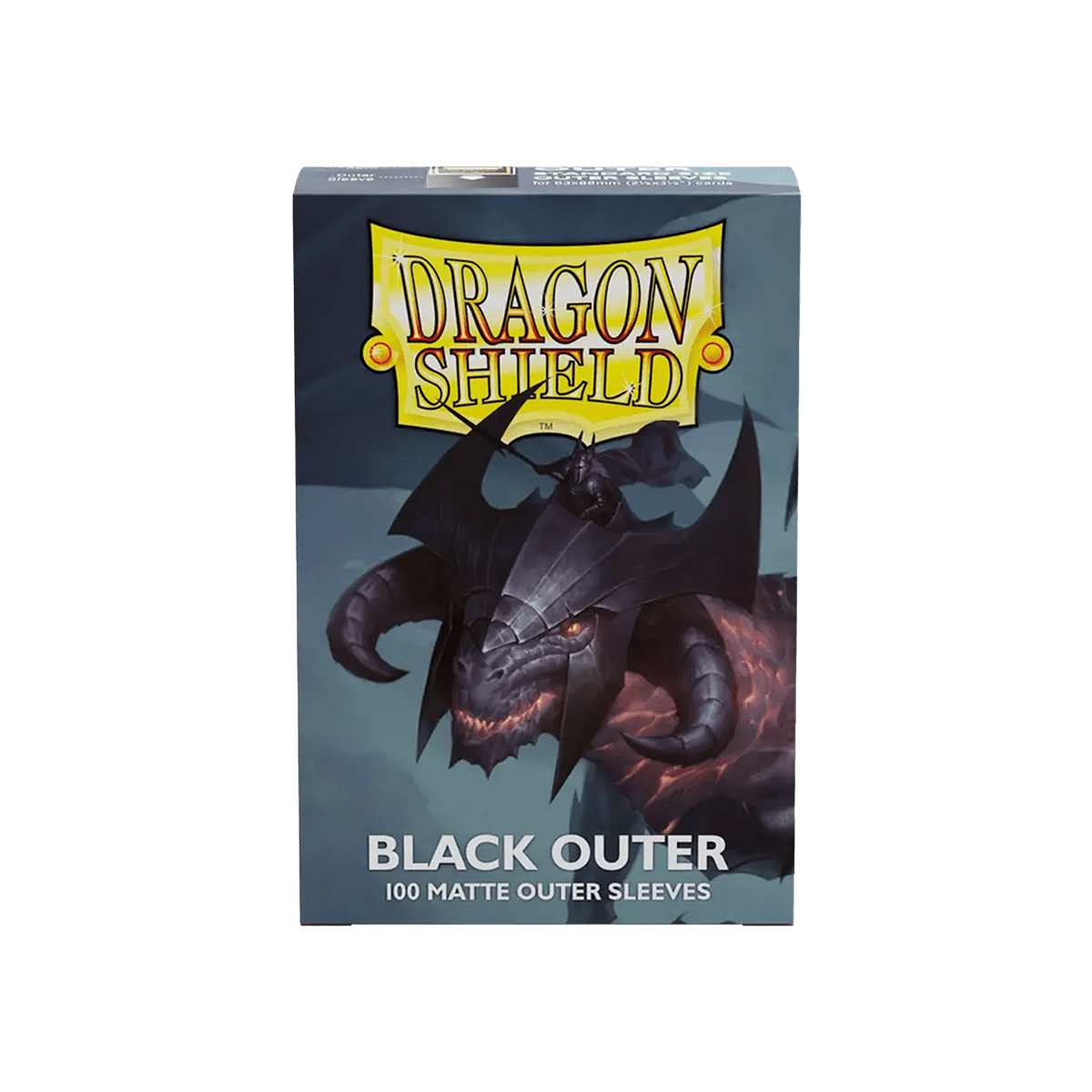 Dragon Shield Matte Outer Sleeves - Schwarz (Standardgrösse) - Cardmaniac.ch