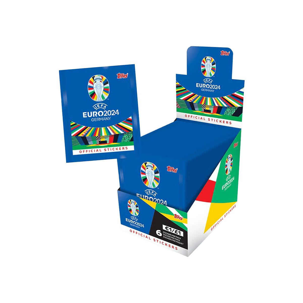 Euro 2024 Sticker Collection - Display Box - Cardmaniac.ch