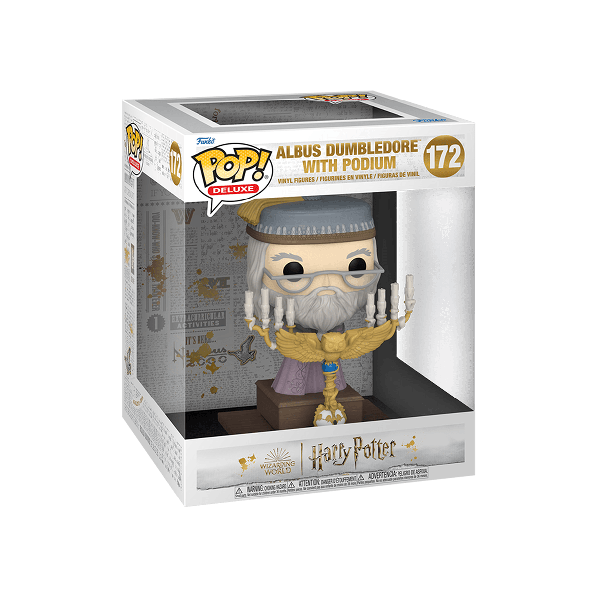 Funko Deluxe POP! Albus Dumbledore with Podium #172 - Harry Potter - Cardmaniac.ch