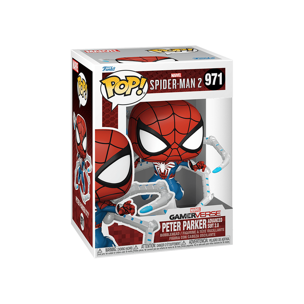 Funko POP! Peter Parker Advanced Suit 2.0 #971 - Marvel - Cardmaniac.ch