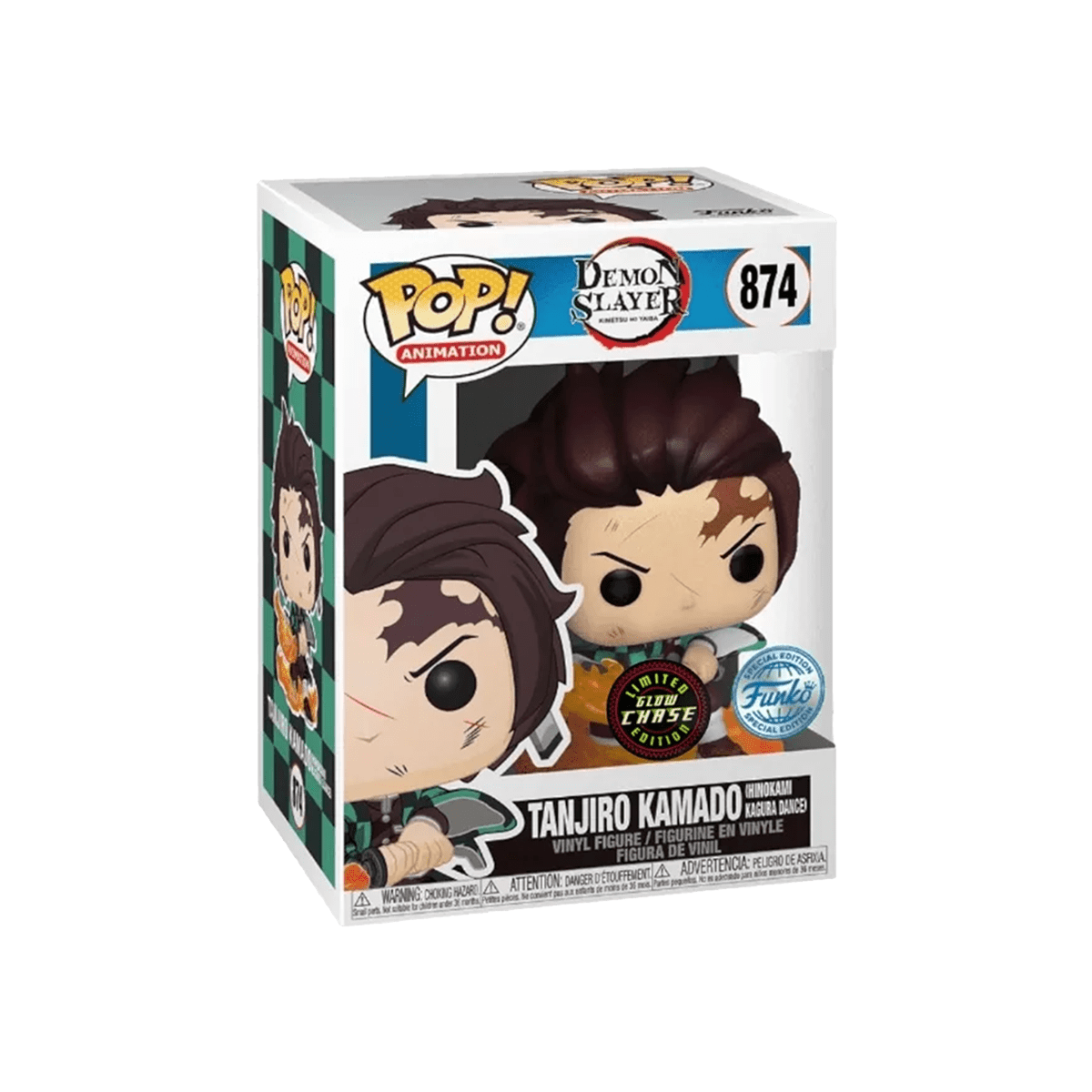 Funko POP! Tanjiro Kamado (Hinokami Kagura) #874 - Demon Slayer: Kimetsu no Yaiba - Cardmaniac.ch