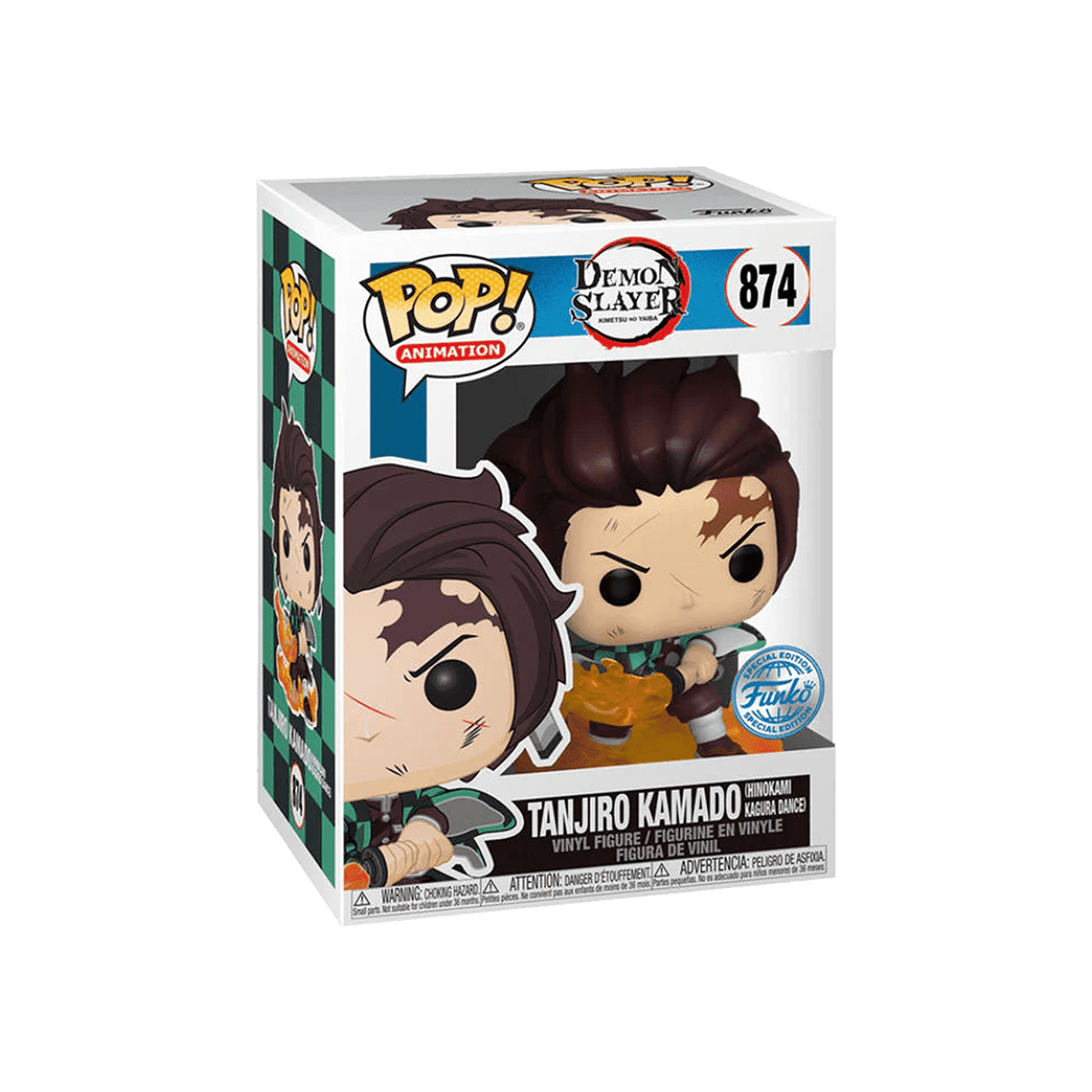 Funko POP! Tanjiro Kamado (Hinokami Kagura) #874 - Demon Slayer: Kimetsu no Yaiba - Cardmaniac.ch