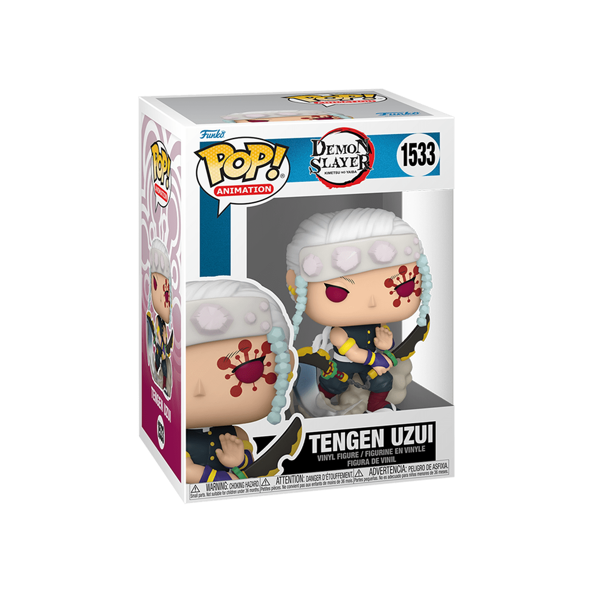 Funko POP! Tengen Uzui with Nichirin Cleavers #1533 - Demon Slayer: Kimetsu no Yaiba - Cardmaniac.ch