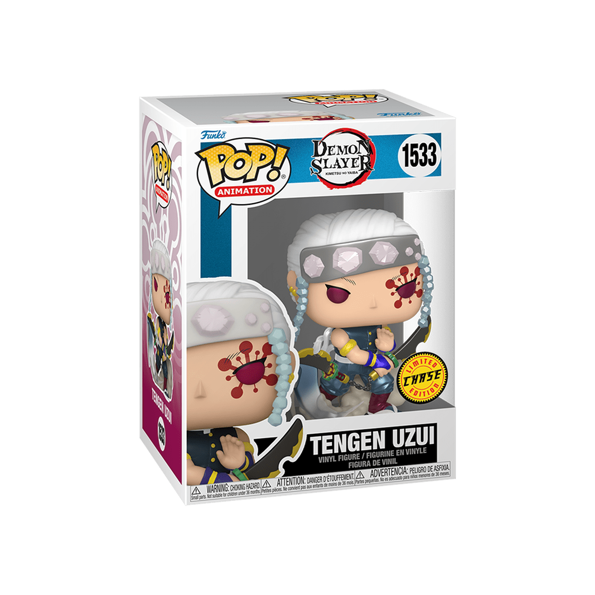 Funko POP! Tengen Uzui with Nichirin Cleavers #1533 - Demon Slayer: Kimetsu no Yaiba - Cardmaniac.ch