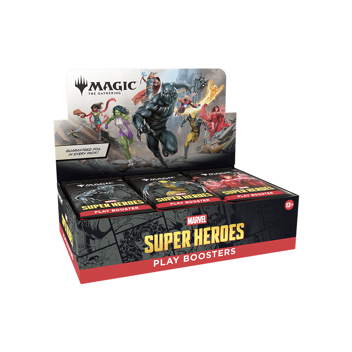 Magic: The Gathering – Marvel Super Heroes Play-Booster-Display - Cardmaniac.ch