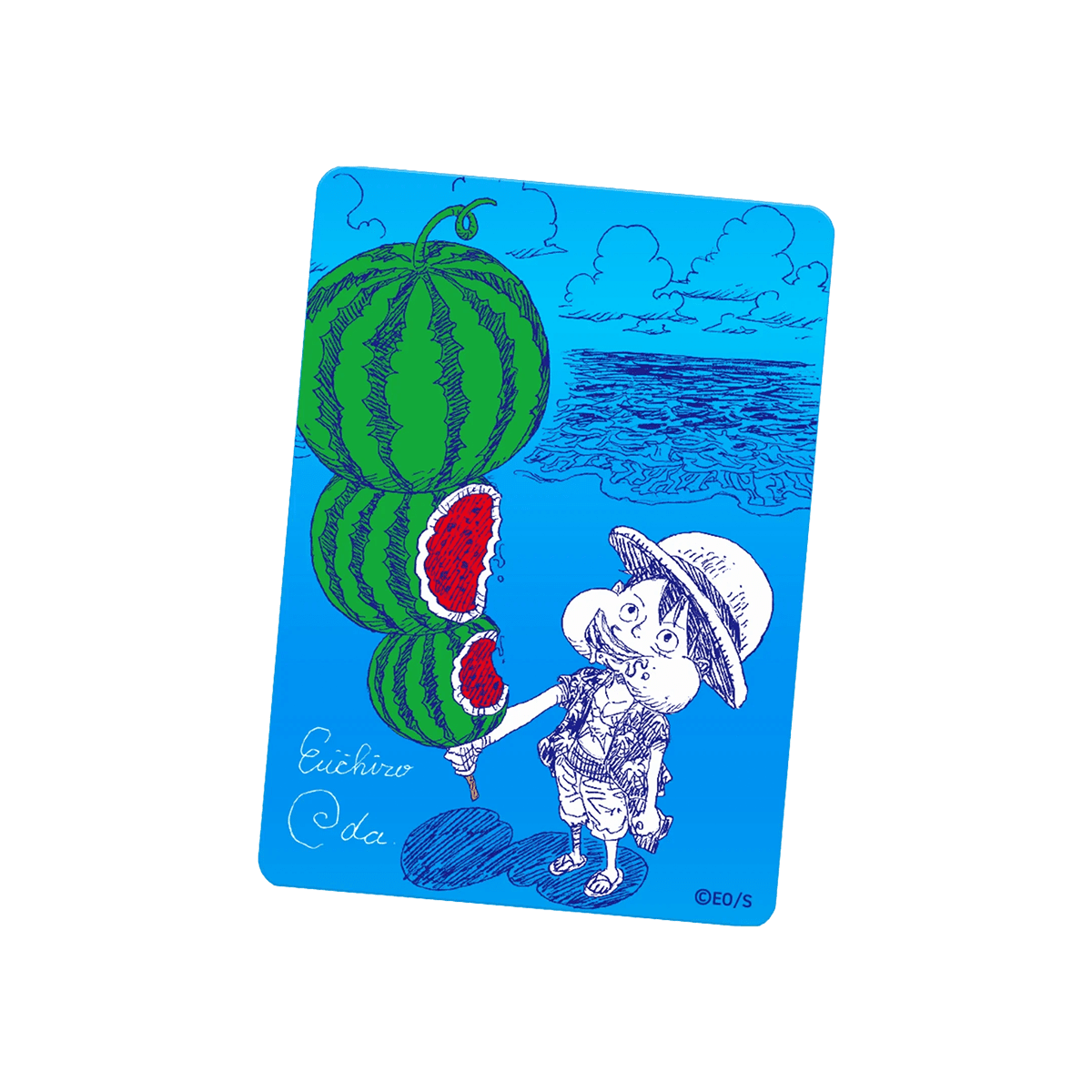 One Piece - Shueisha Natsucomi 2026 Metallic Promokarte - Watermelon Luffy - Cardmaniac.ch
