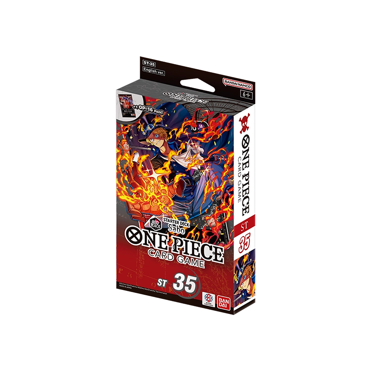 One Piece - Starter Deck RED/BLACK Sabo - [ST-35] - Cardmaniac.ch