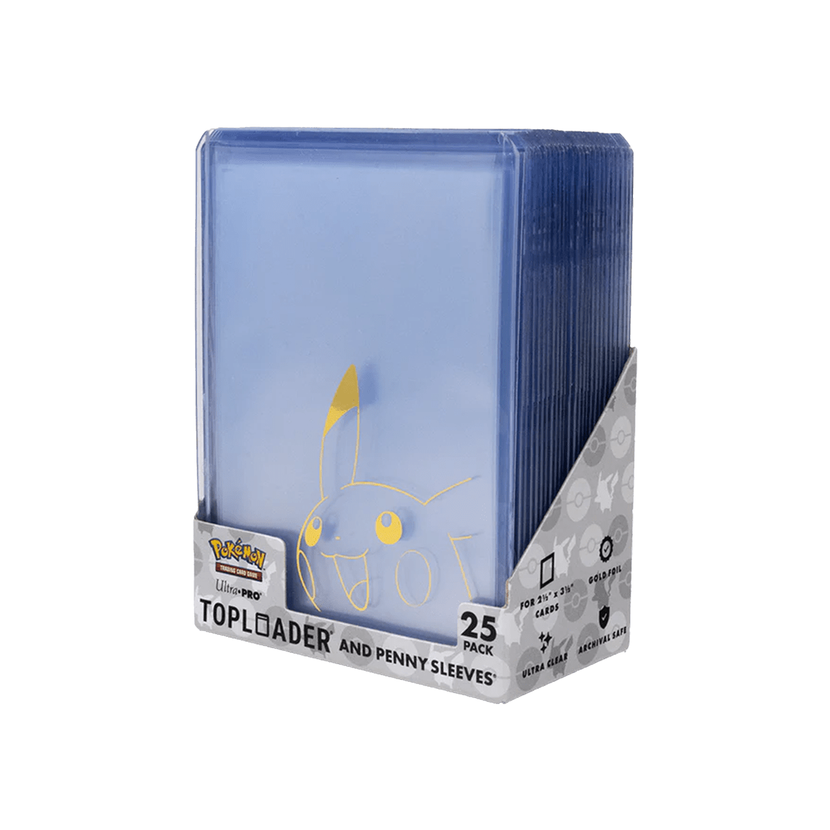 Pikachu TOPLOADER and PENNY SLEEVES Combo Pack for the Pokémon Trading Card Game - Cardmaniac.ch