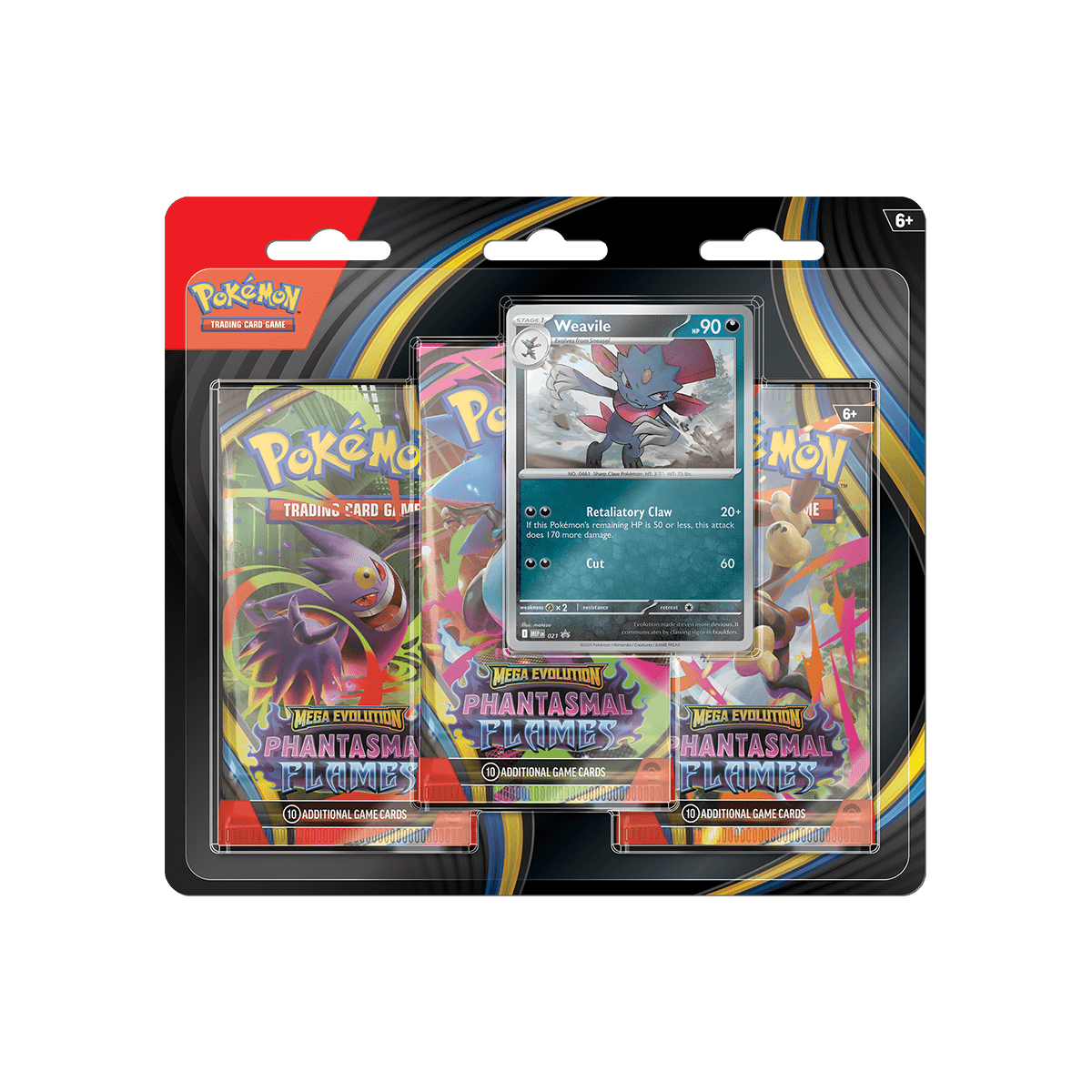 Pokémon TCG - Fatale Flammen Three Pack Blister - Cardmaniac.ch