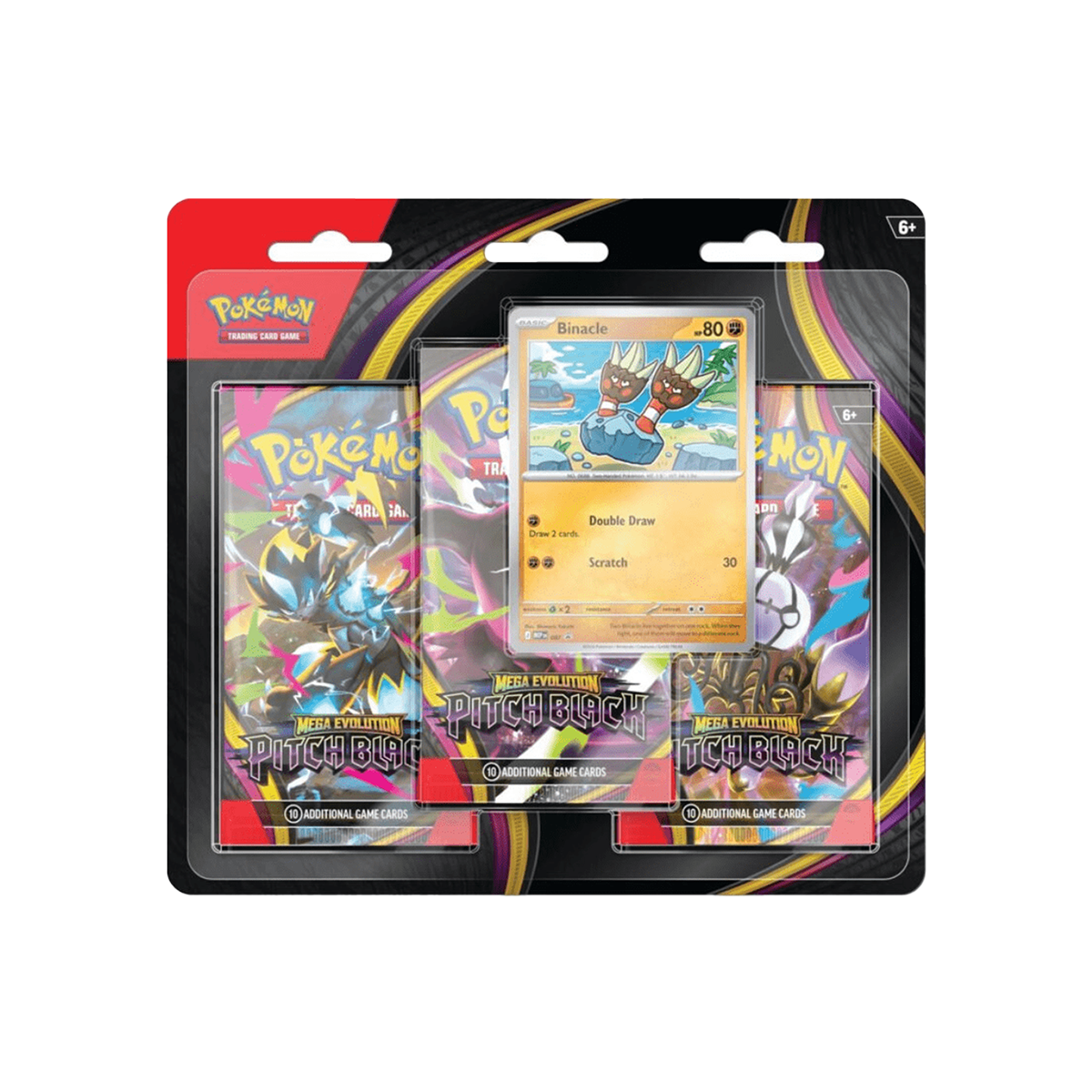 Pokémon TCG – Three Pack Blister Mega-Entwicklung – Dunkelnacht - Cardmaniac.ch