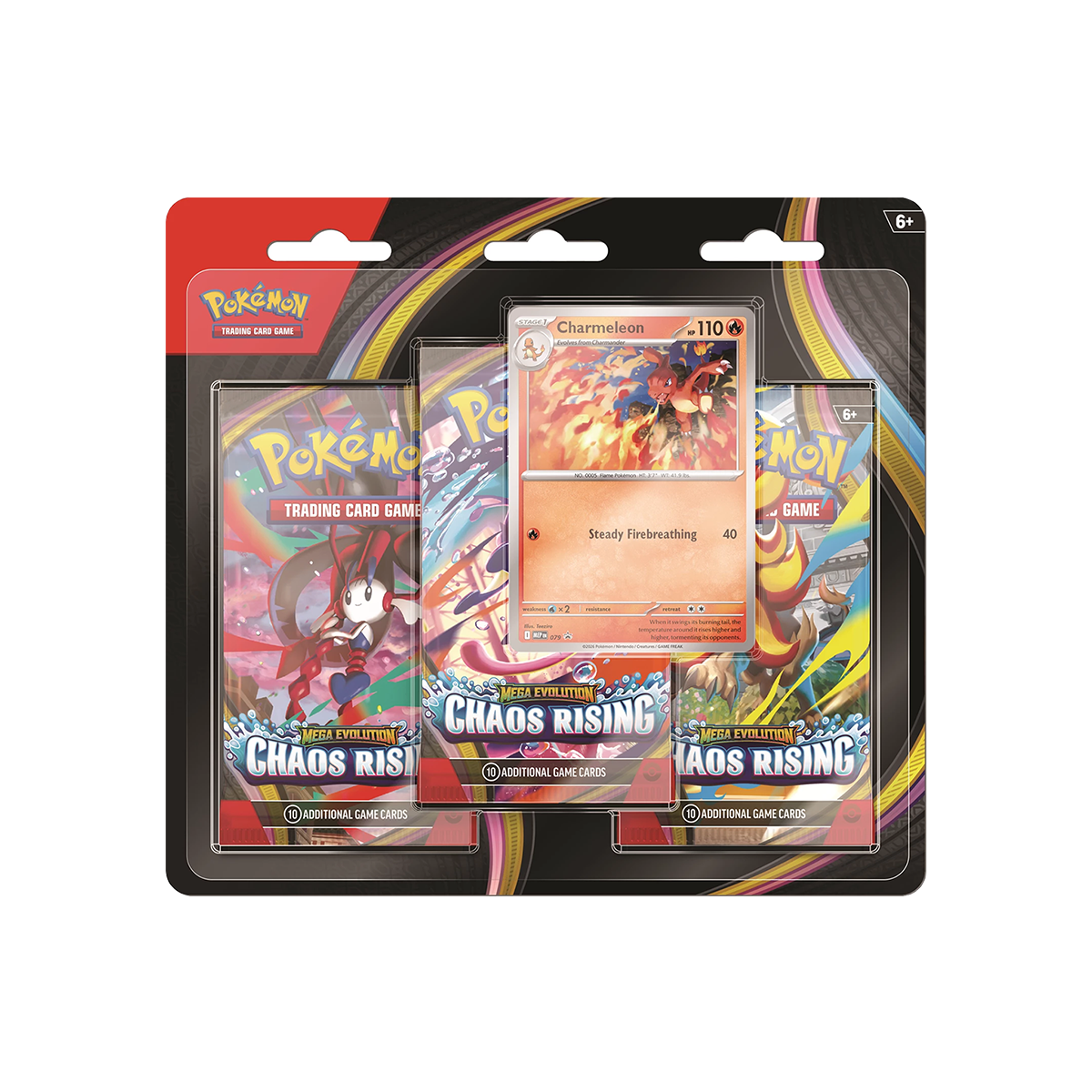 Pokémon TCG – Three Pack Blister Mega - Entwicklung – Wachsendes Chaos - Cardmaniac.ch
