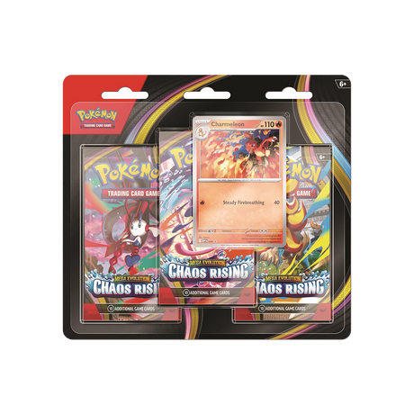 Pokémon TCG – Three Pack Blister Mega - Entwicklung – Wachsendes Chaos - Cardmaniac.ch