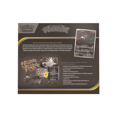 Pokémon TCG – Top-Trainer-Box Mega-Entwicklung – Dunkelnacht - Cardmaniac.ch