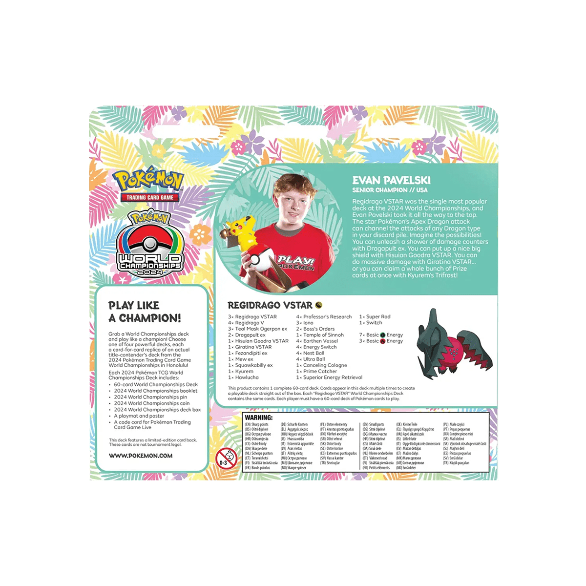 Pokémon TCG - Weltmeisterschaftsdecks 2024 - Cardmaniac.ch