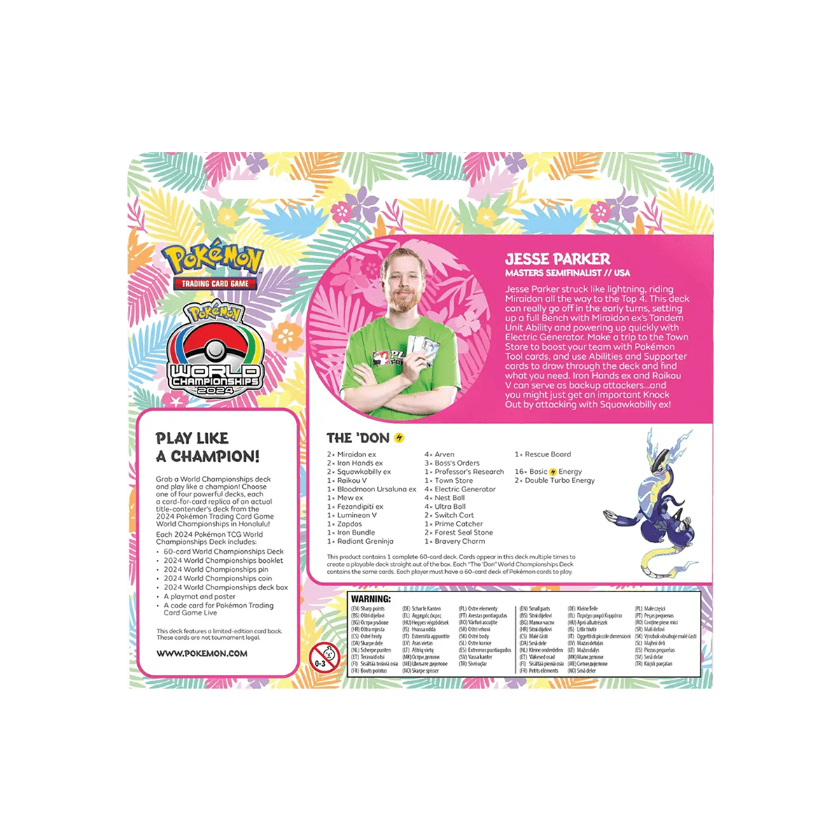 Pokémon TCG - Weltmeisterschaftsdecks 2024 - Cardmaniac.ch