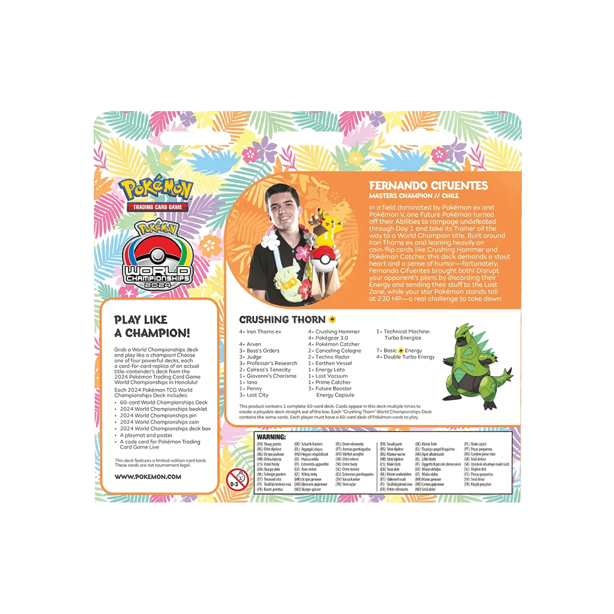 Pokémon TCG - Weltmeisterschaftsdecks 2024 - Cardmaniac.ch