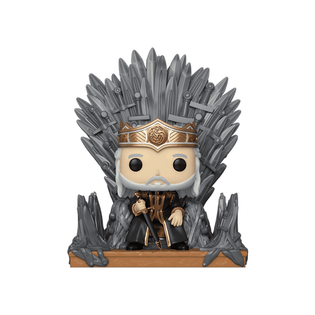 Funko Deluxe POP! Viserys on the Iron Throne #12 - House of the Dragon - Cardmaniac.ch
