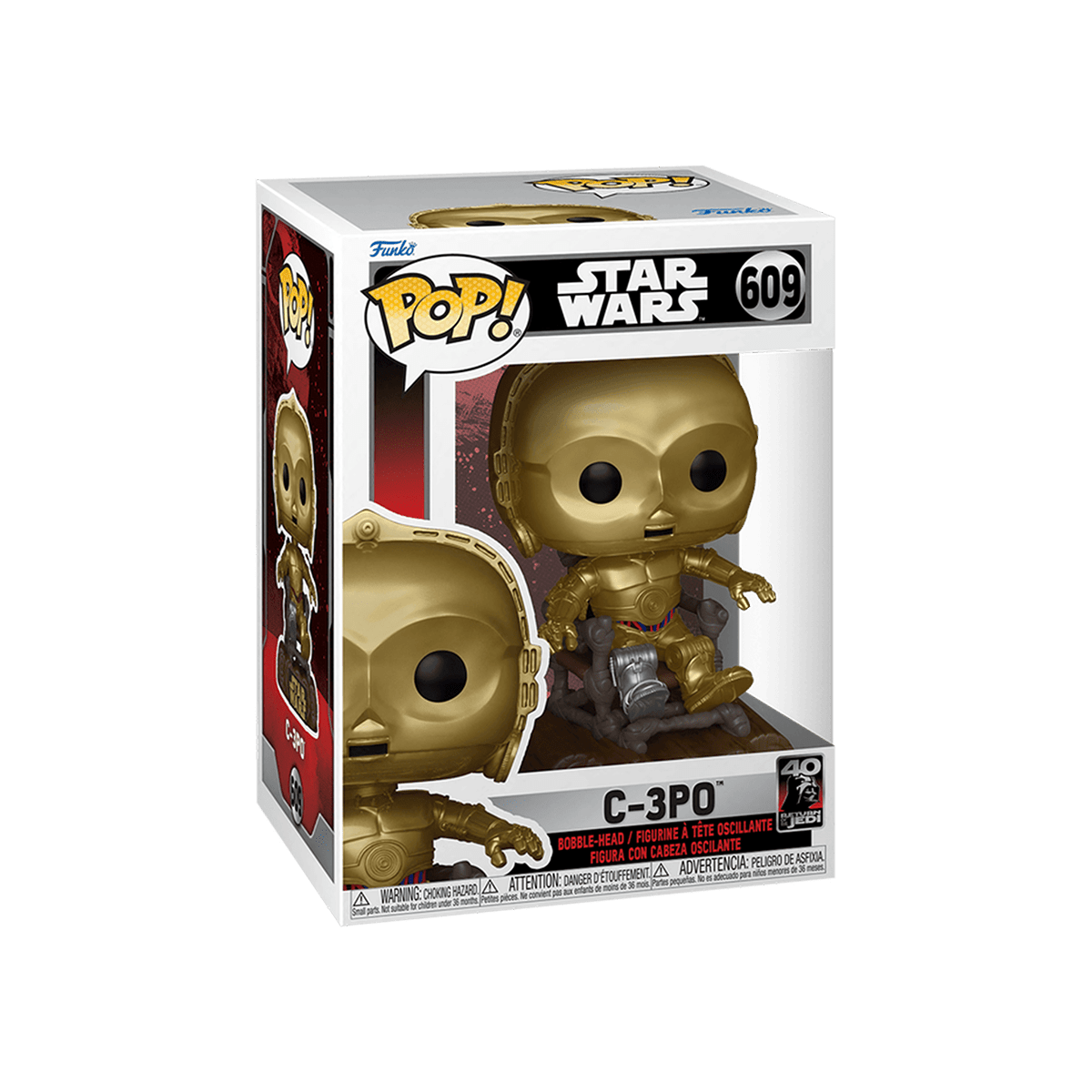 Funko POP! C-3PO #609 - Star Wars - Cardmaniac.ch