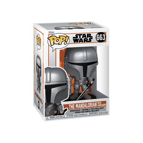 Funko POP! The Mandalorian with Darksaber #663 - Star Wars - Cardmaniac.ch