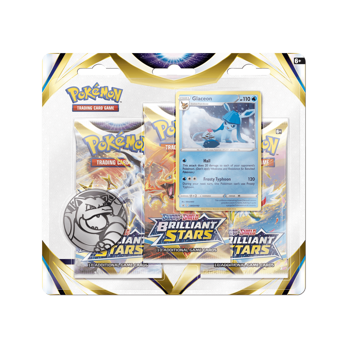 Pokémon TCG - Brilliant Stars Three Pack Blister - Cardmaniac.ch