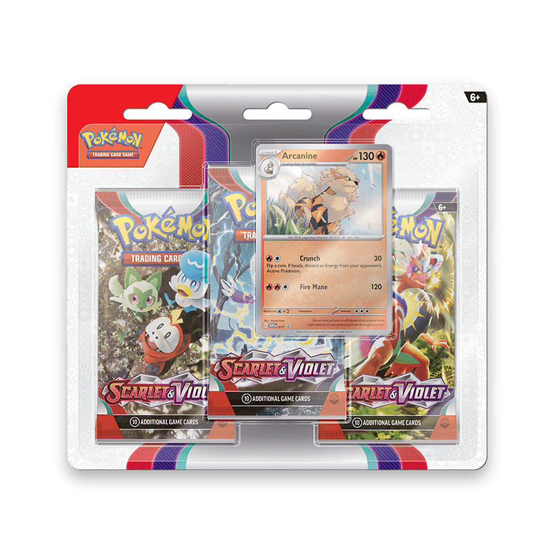 Pokémon TCG - Scarlet & Violet Three Pack Blister - Cardmaniac.ch